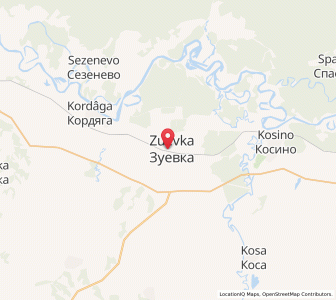 Map of Zuyevka, Kirov Oblast