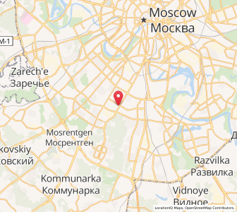 Map of Zyuzino, Moscow