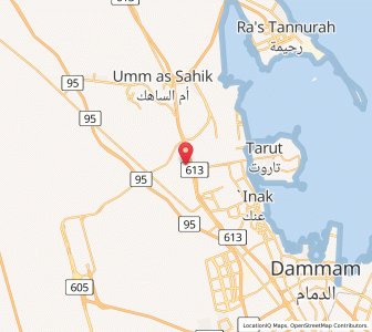 Map of Al Awjām, Eastern Province