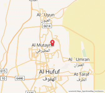 Map of Al Qurayn, Eastern Province