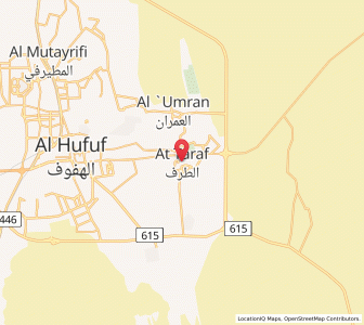 Map of Aţ Ţaraf, Eastern Province