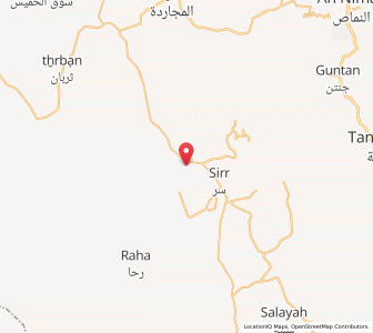 Map of Bariq, 'Asir Region