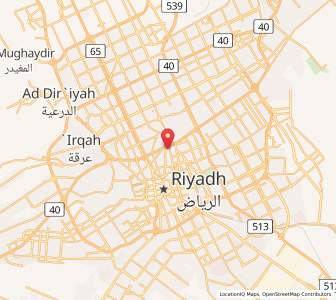 Map of Riyadh, Riyadh Region