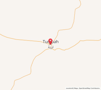 Map of Turabah, Mecca Region