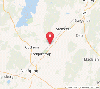 Map of Åkarp, Västra Götaland