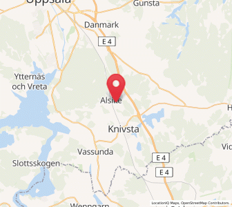 Map of Alsike, Uppsala