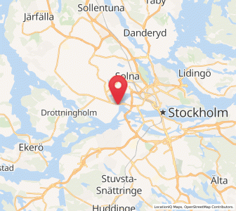 Map of Alvik, Stockholm