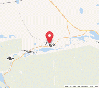 Map of Ånge, Västernorrland