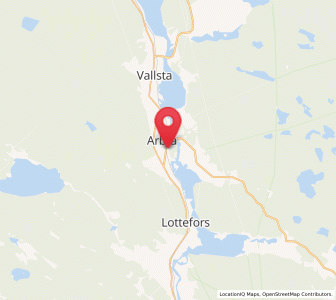 Map of Arbrå, Gävleborg