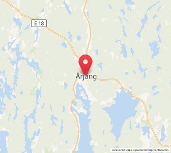 Map of Årjäng, Värmland