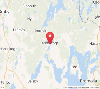 Map of Arkelstorp, Skåne