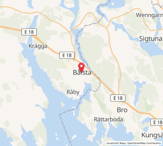 Map of Bålsta, Uppsala