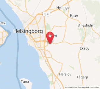 Map of Bårslöv, Skåne