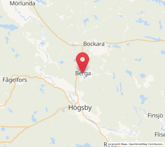 Map of Berga, Kalmar