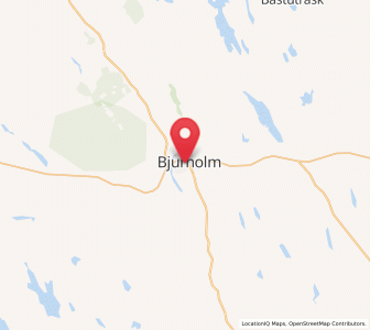 Map of Bjurholm, Västerbotten