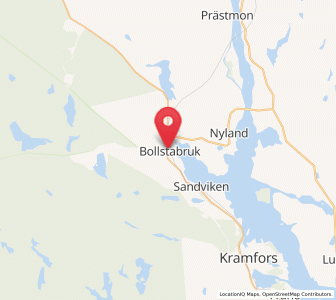 Map of Bollstabruk, Västernorrland