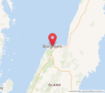 Map of Borgholm, Kalmar