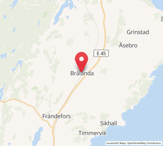 Map of Brålanda, Västra Götaland