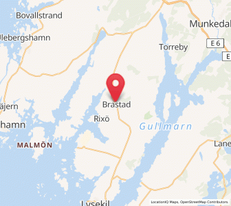 Map of Brastad, Västra Götaland