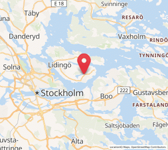 Map of Brevik, Stockholm