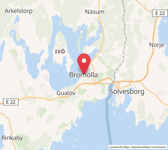 Map of Bromölla, Skåne