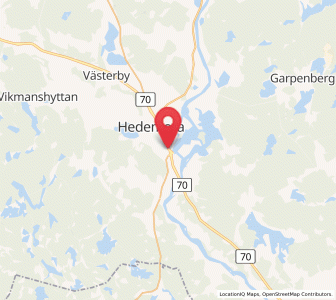 Map of Brunna, Dalarna