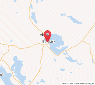 Map of Burträsk, Västerbotten