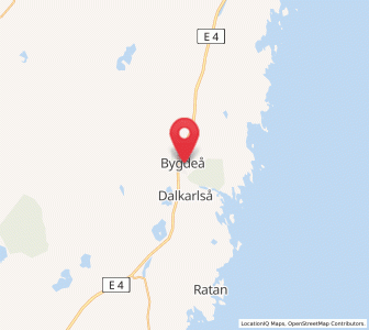 Map of Bygdeå, Västerbotten