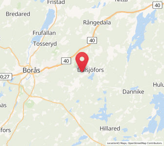 Map of Dalsjöfors, Västra Götaland