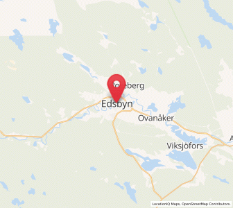 Map of Edsbyn, Gävleborg