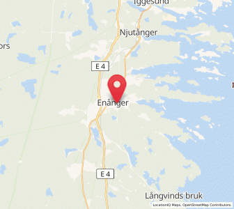 Map of Enånger, Gävleborg
