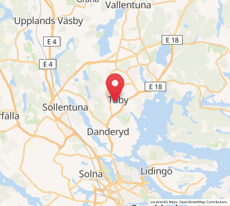 Map of Enebyberg, Stockholm