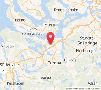 Map of Eriksberg, Stockholm