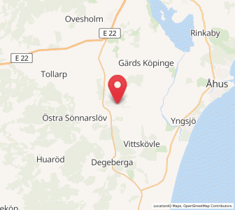 Map of Everöd, Skåne