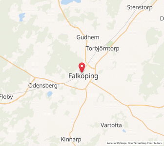 Map of Falköping, Västra Götaland