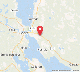 Map of Färnäs, Dalarna