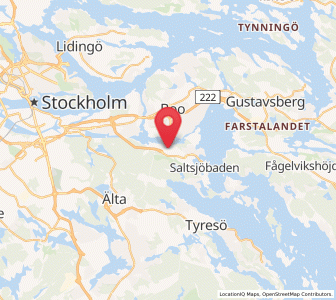 Map of Fisksätra, Stockholm