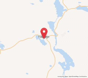 Map of Föllinge, Jämtland
