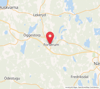 Map of Forserum, Jönköping