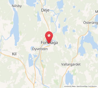 Map of Forshaga, Värmland