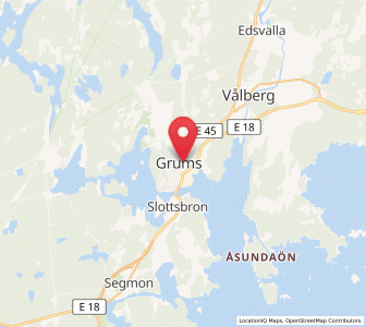 Map of Grums, Värmland