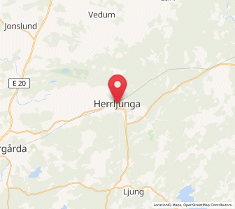 Map of Herrljunga, Västra Götaland