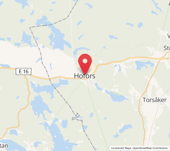 Map of Hofors, Gävleborg