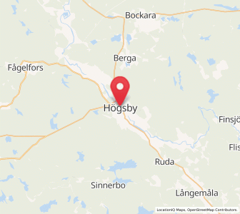 Map of Högsby, Kalmar