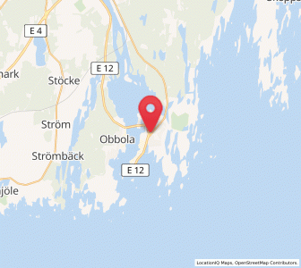 Map of Holmsund, Västerbotten