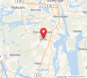 Map of Järna, Stockholm