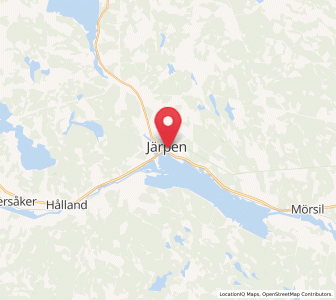 Map of Järpen, Jämtland