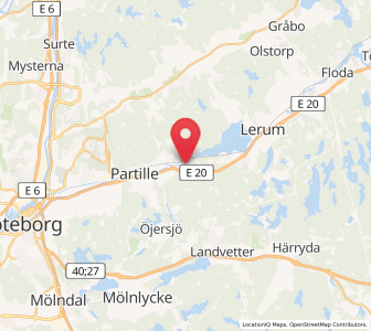 Map of Jonsered, Västra Götaland