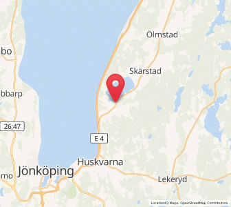Map of Kaxholmen, Jönköping