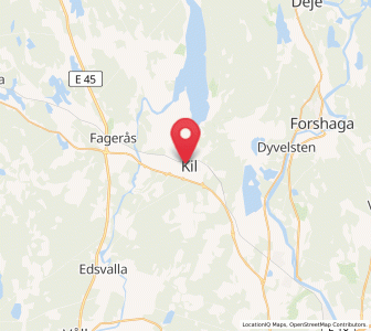 Map of Kil, Värmland